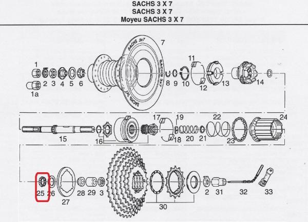 KUGELHALTER  Ø 26,2 MM, 7/32"x8